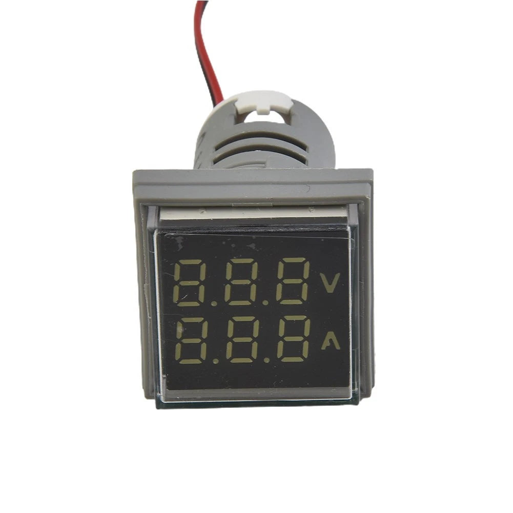0-100A LED Digital Voltmeter Ammeter Dual Display Current Meter for Vehicles