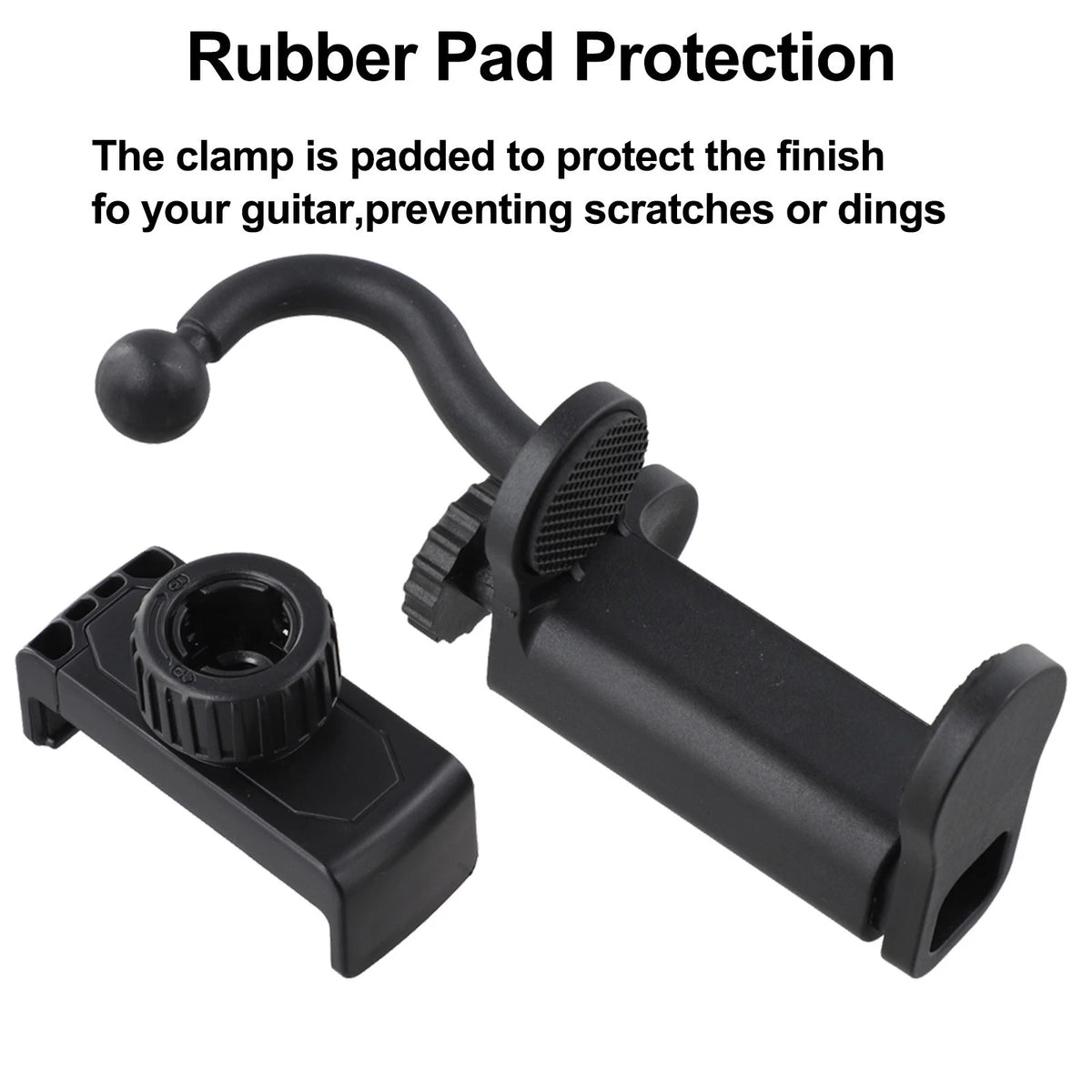 Guitar Phone Holder for Optimal Viewing Angle