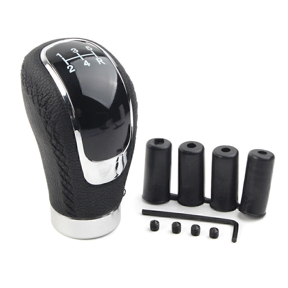 5 Speed Manual Gear Shift Lever Head for Universal Cars - Black