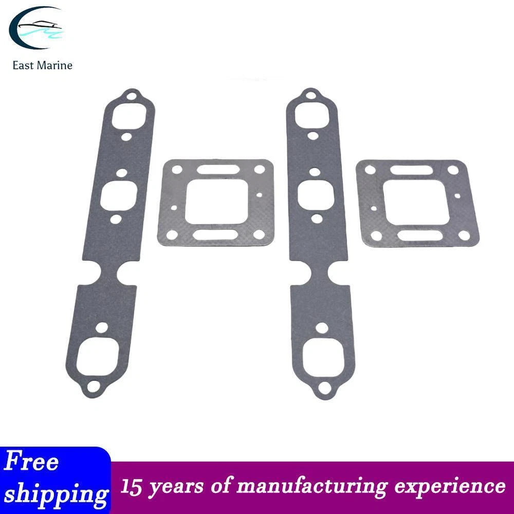 Exhaust Manifold Gasket Kit for Mercruiser 4.3L V6 (1996–2006) 18-0897 18-2909-9 8M0215011