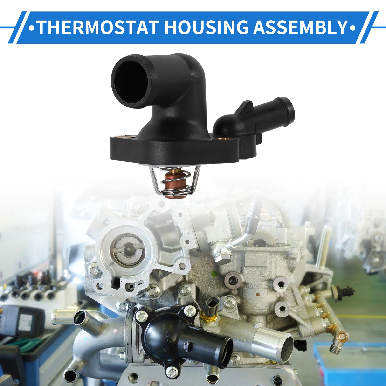 Engine Coolant Thermostat Housing Assembly for Mini Cooper S (2002–2008)