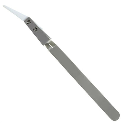 Reverse Non Conductive Stainless Steel Straight Tweezer 135-140mm