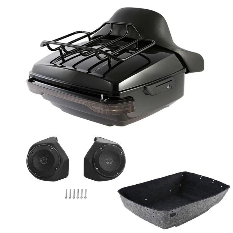 Trunk Pad Rack Light Speakers for Harley CVO Road Glide (2014–2026)