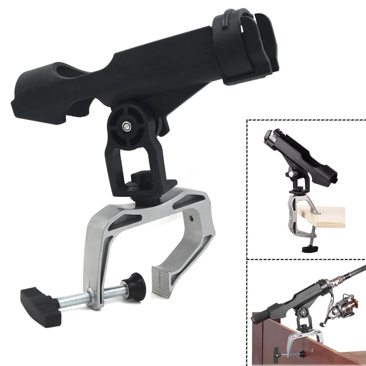 Fishing Rod Holder Bracket for Raft Boat (Universal Fit)
