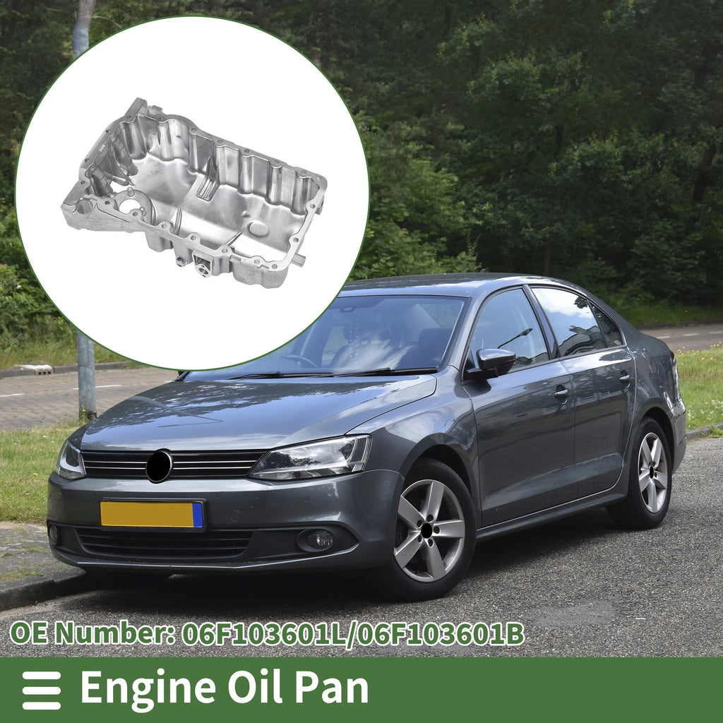 Engine Oil Pan Replacement for Volkswagen Jetta (2006–2008) Aluminum