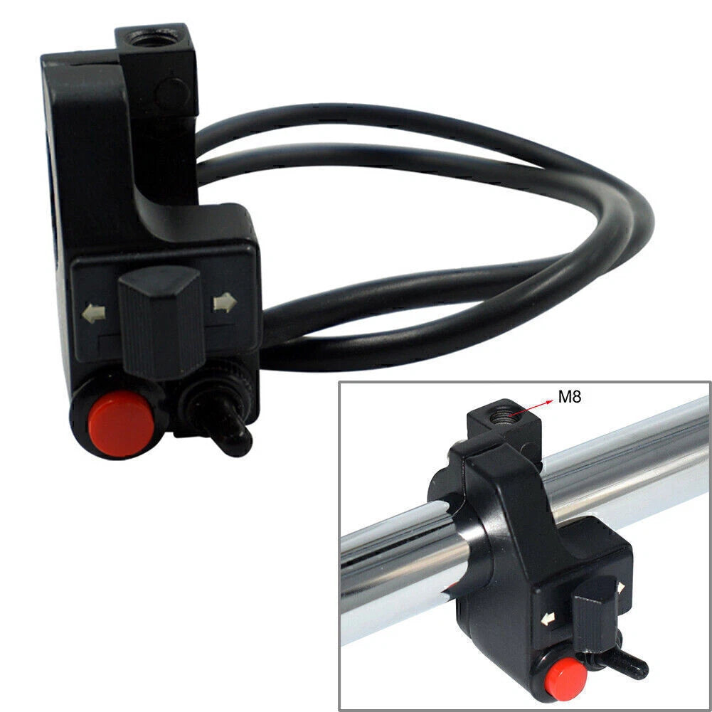 7/8" Left Handlebar Switch for Motorcycle (Turn Signal, High/Low Beam, Horn)