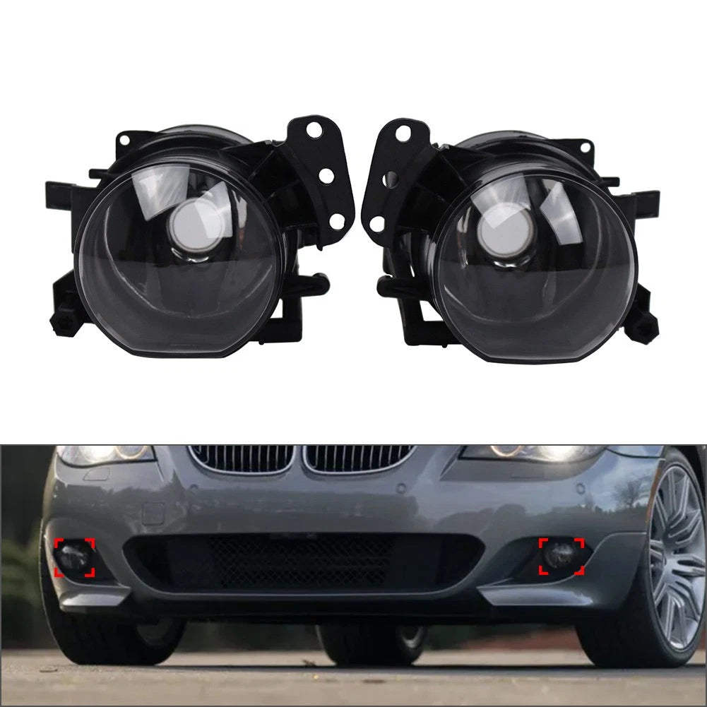 2X Front Fog Light Lamp for BMW E60 525i 528i 530i 535i M5 M-Tech (2004–2010)