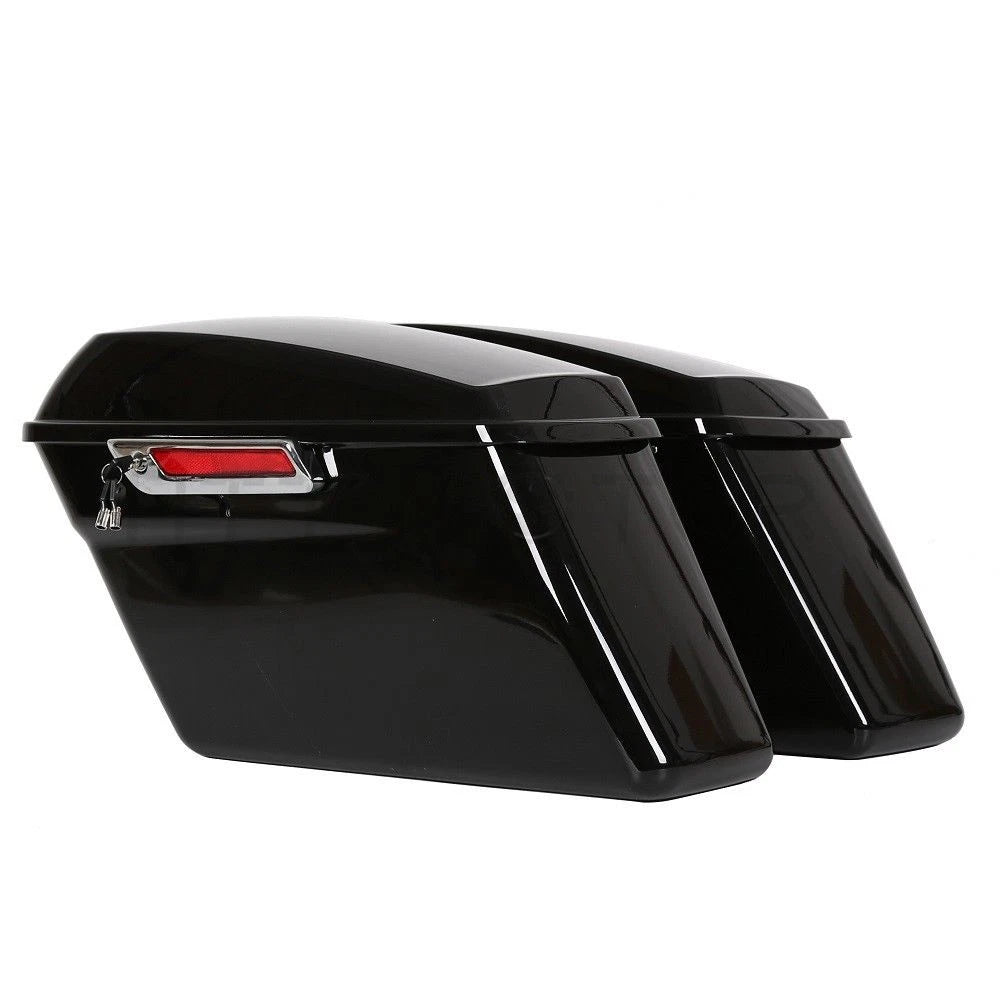 Hard Saddle Bags Trunk with Latch Keys for Harley Touring Models (2014–2024)