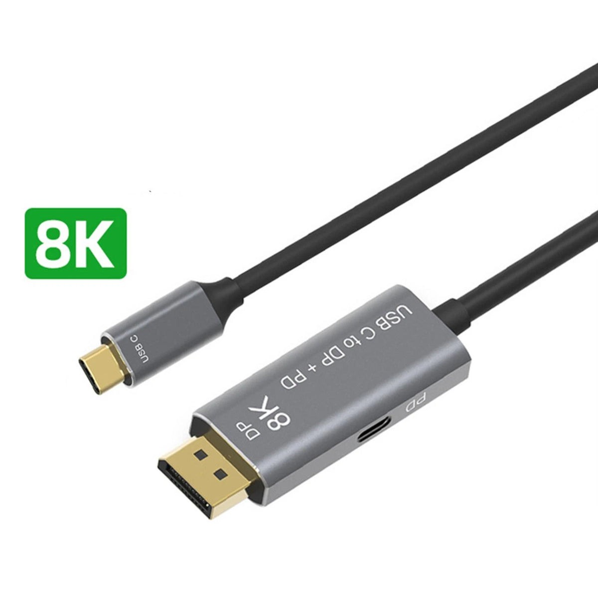USB-C to DisplayPort 1.4 Cable (1m, 8K, 60Hz)