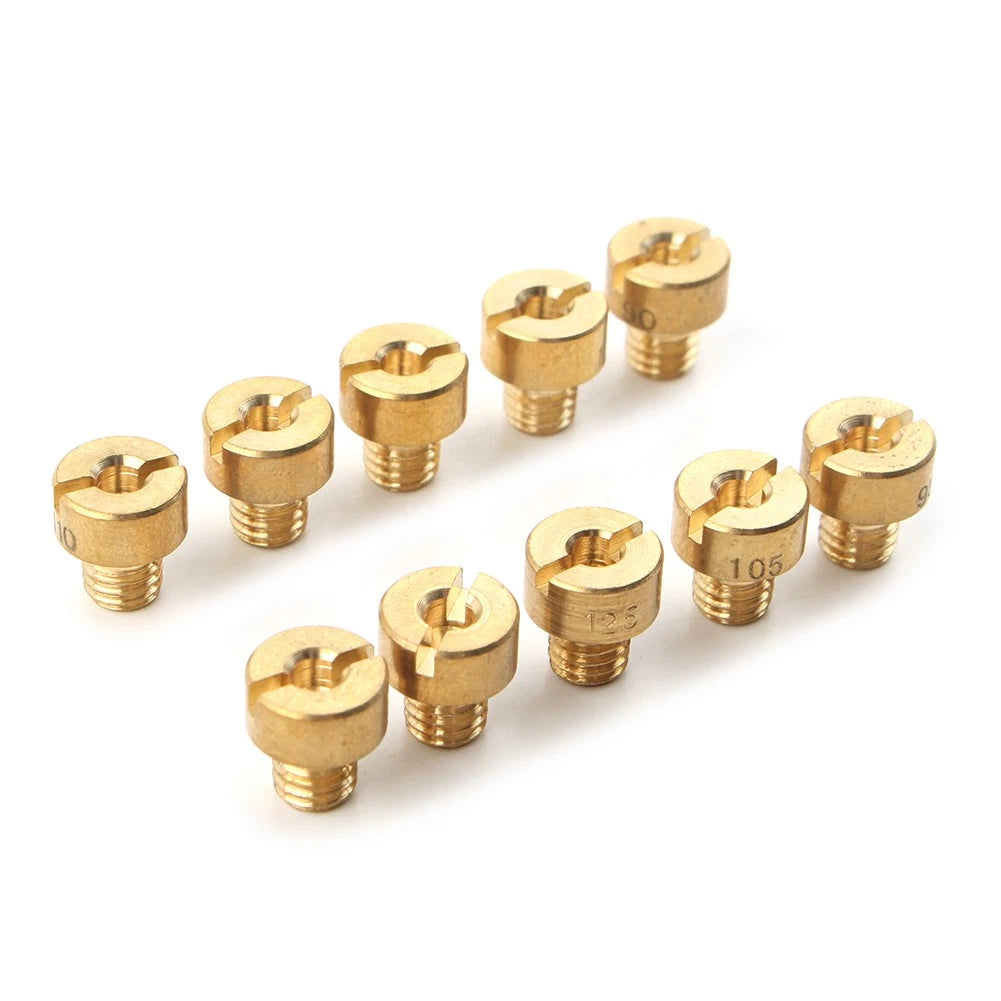 Set of 4 Main Jets for Mikuni VM22 VM24 VM26 VM30 Carburetor (125-200cc)