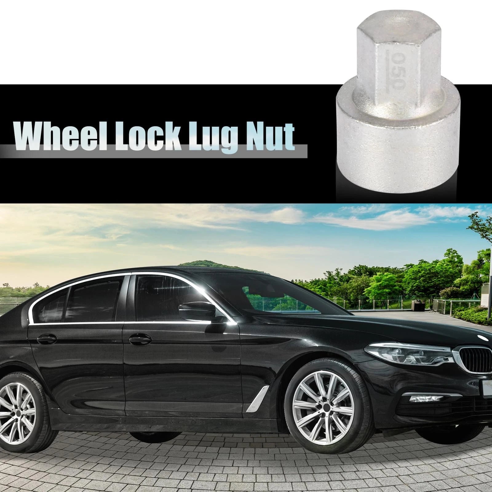 Wheel Lock Lug Nut Key for BMW 3 5 7 Series (2006–2023)