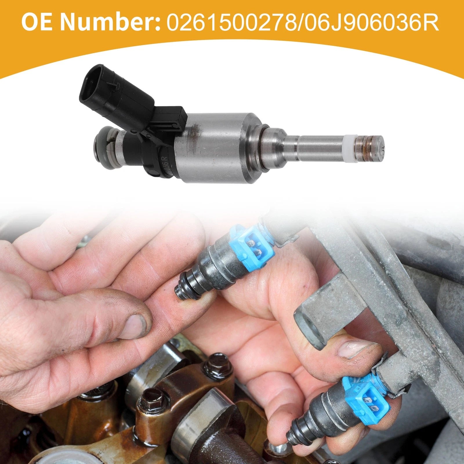 Fuel Injector for Audi A3 Quattro 2.0T (2008–2013) Replacement Fuel Nozzle
