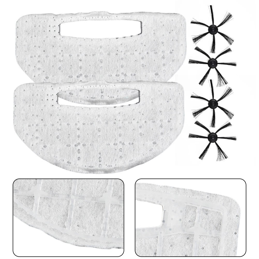 Side Brushes and Filters Kit for WAP W90 W95 W96 (Replacement)