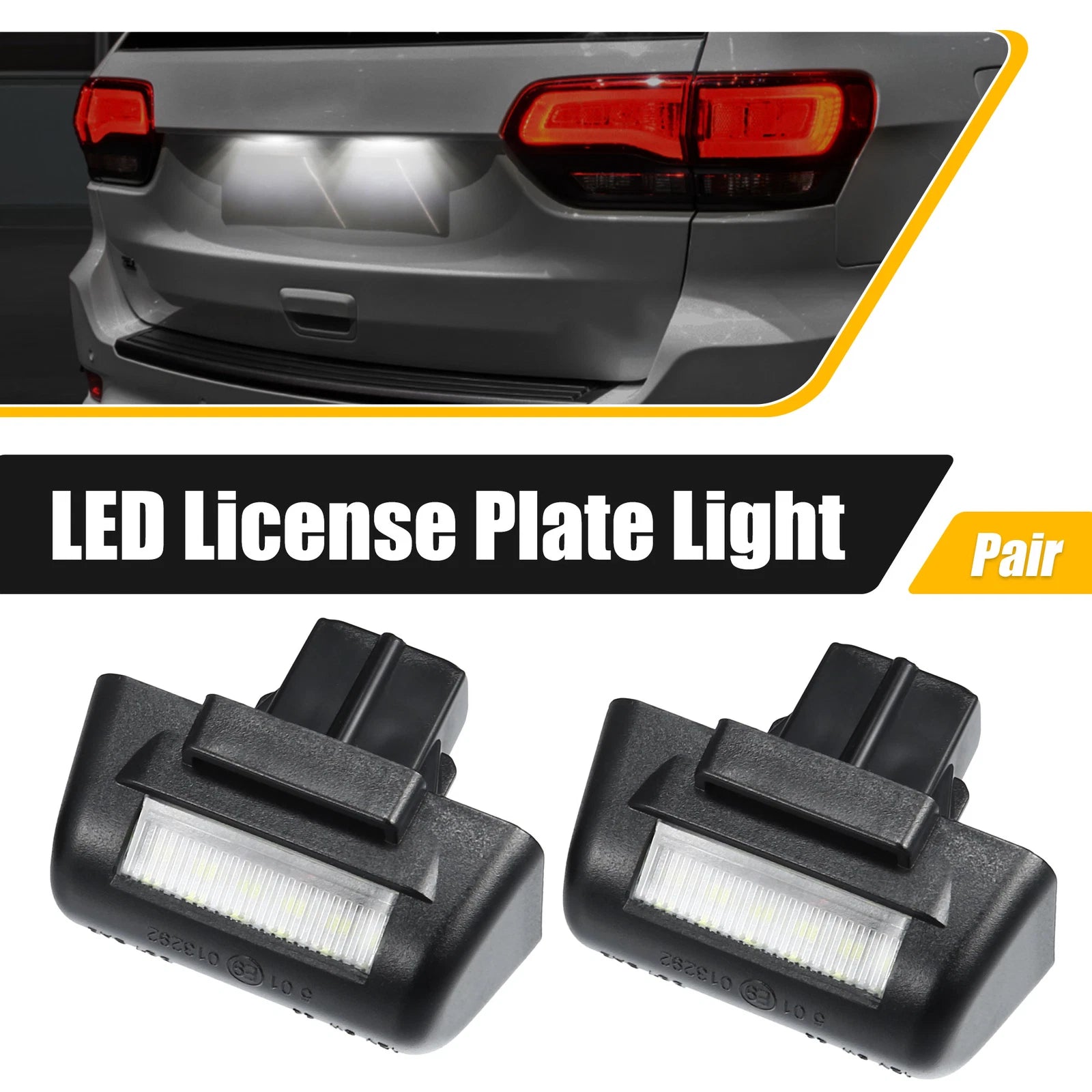 2X LED License Plate Light for Ford Transit (1985–1992) 4388111