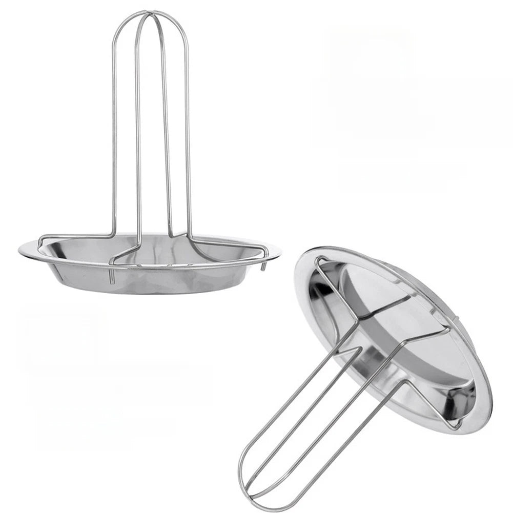 Foldable Stainless Steel Chicken Roaster for Outdoor Grill