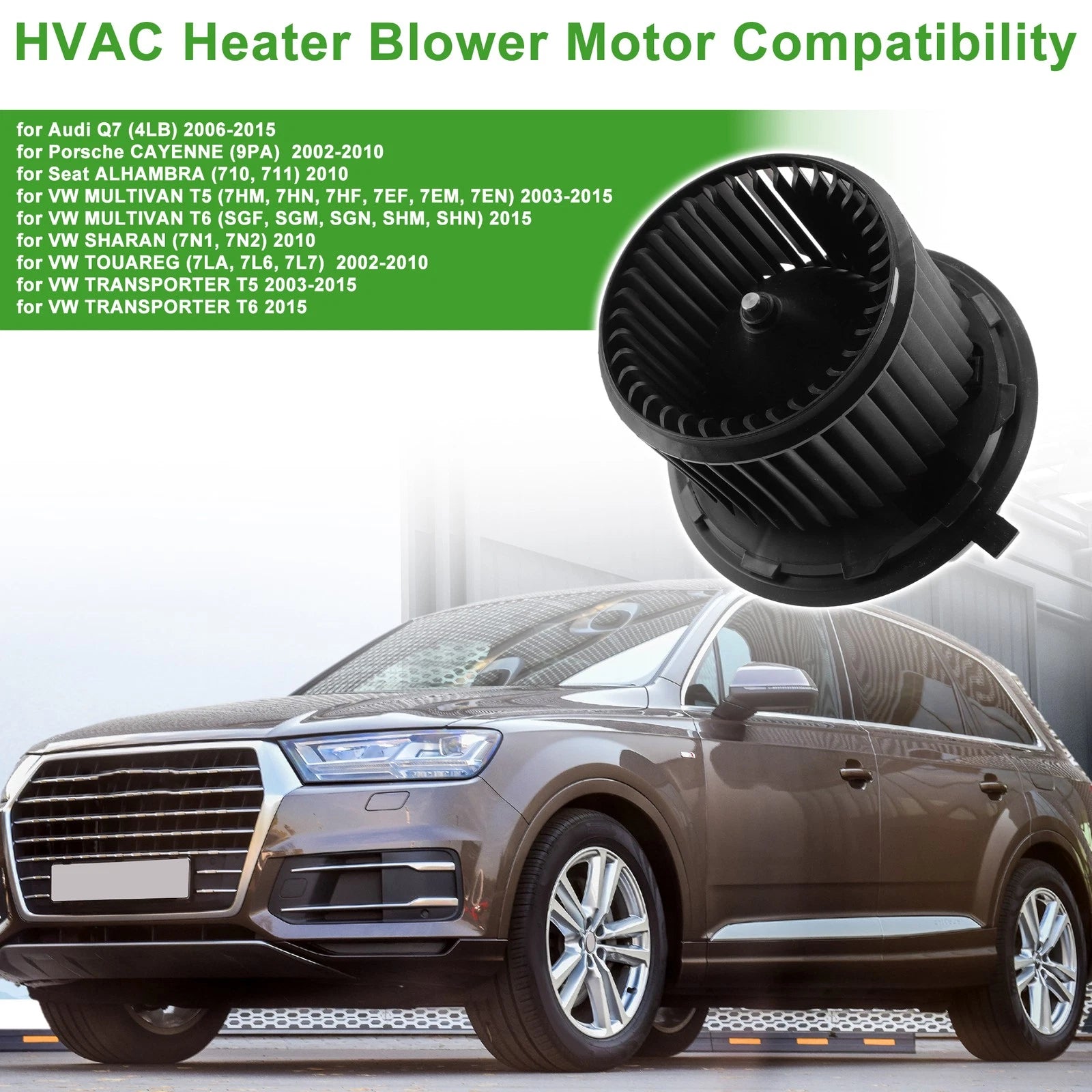 HVAC Blower Motor Assembly for Audi Q7 (4LB) (2006–2015)