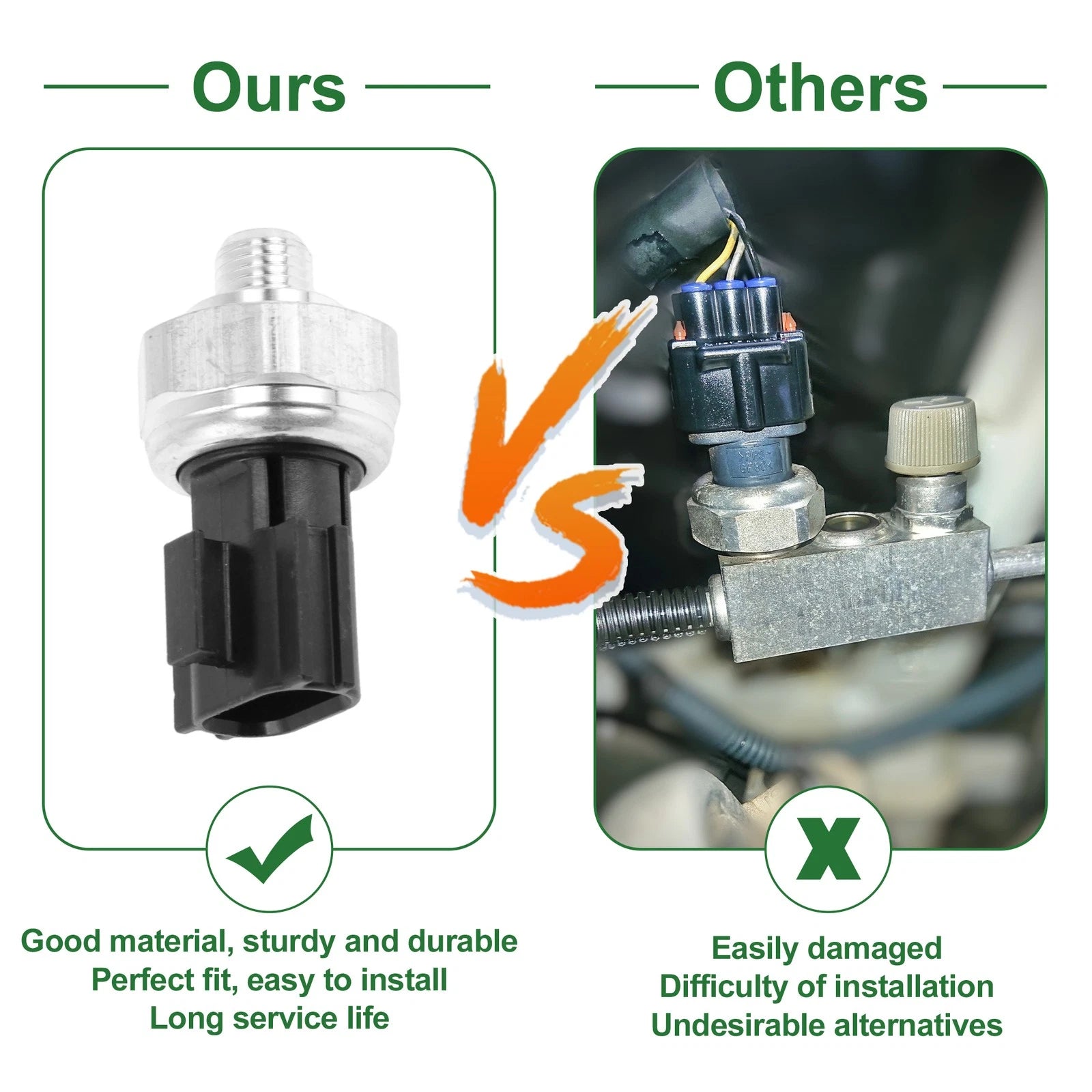 A/C Pressure Switch Sensor for Chevrolet City Express (2015–2018) 92CP813