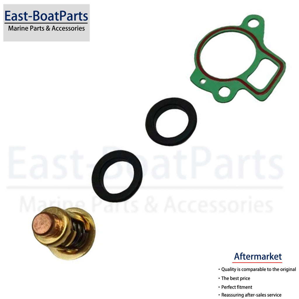 Thermostat Kit 140°F 60°C for Yamaha F40 F50 T50 F60 T70 T60 (Models 66M-12411-01)