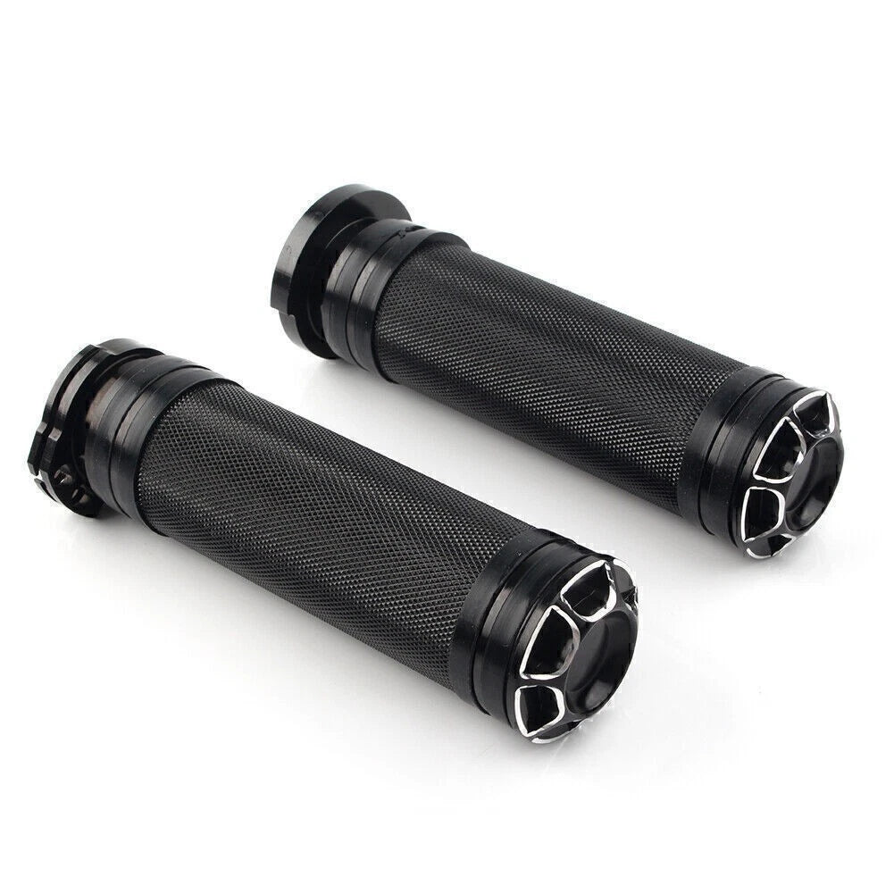 Handle Bar Hand Grips for Harley Sportster Touring Glide Dyna Softail (1")