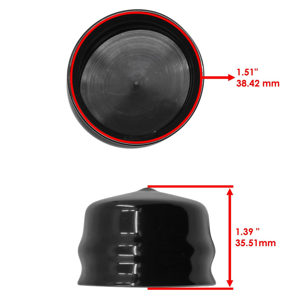 Qty 2 Hub Cap Replacement for Husqvarna AYP Johnsered Poulan Ryobi RedMax (—)