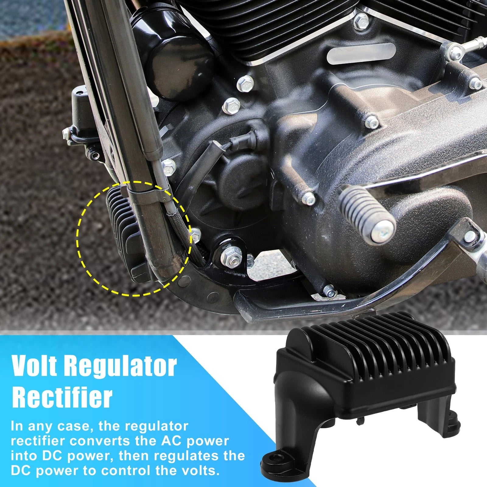 Voltage Regulator Rectifier 74505-09 for Harley-Davidson Electra Glide (2009–2014)