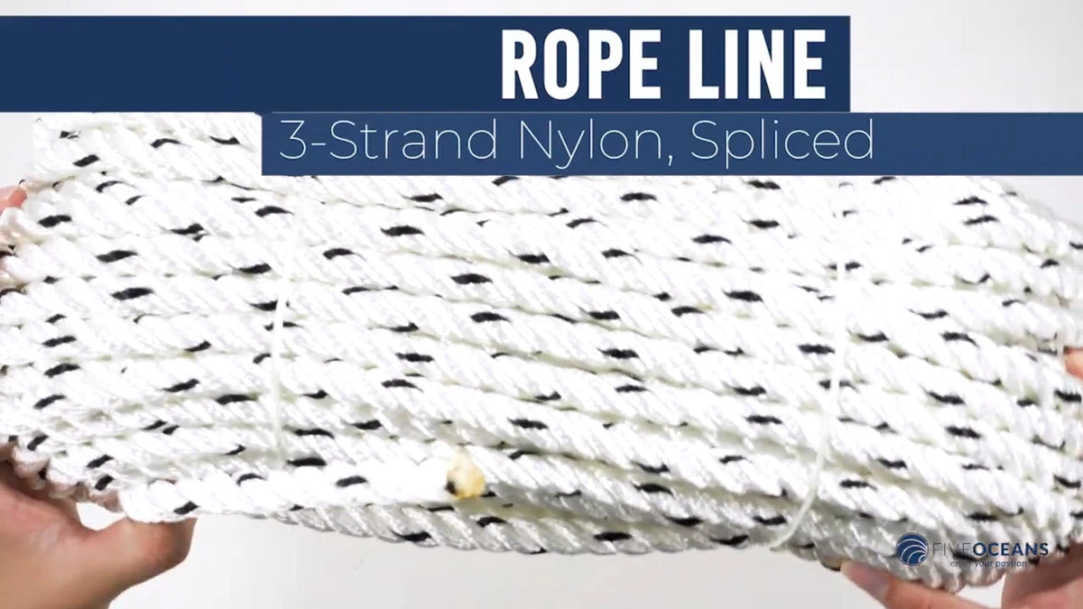 Boat Anchor Rope 9/16 inch x 150 ft for Marine (Premium 3-Strand)