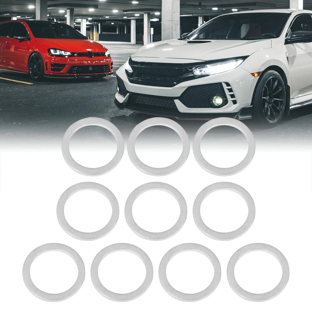 10pc Oil Drain Plug Gaskets Replacement for Toyota (90430-18008) (2000–2024)