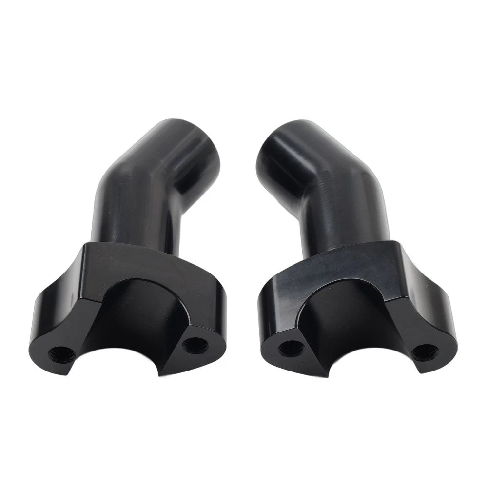 3.5" Pullback Handlebar Risers for Harley Dyna Softail Road King (1" Bar) Black