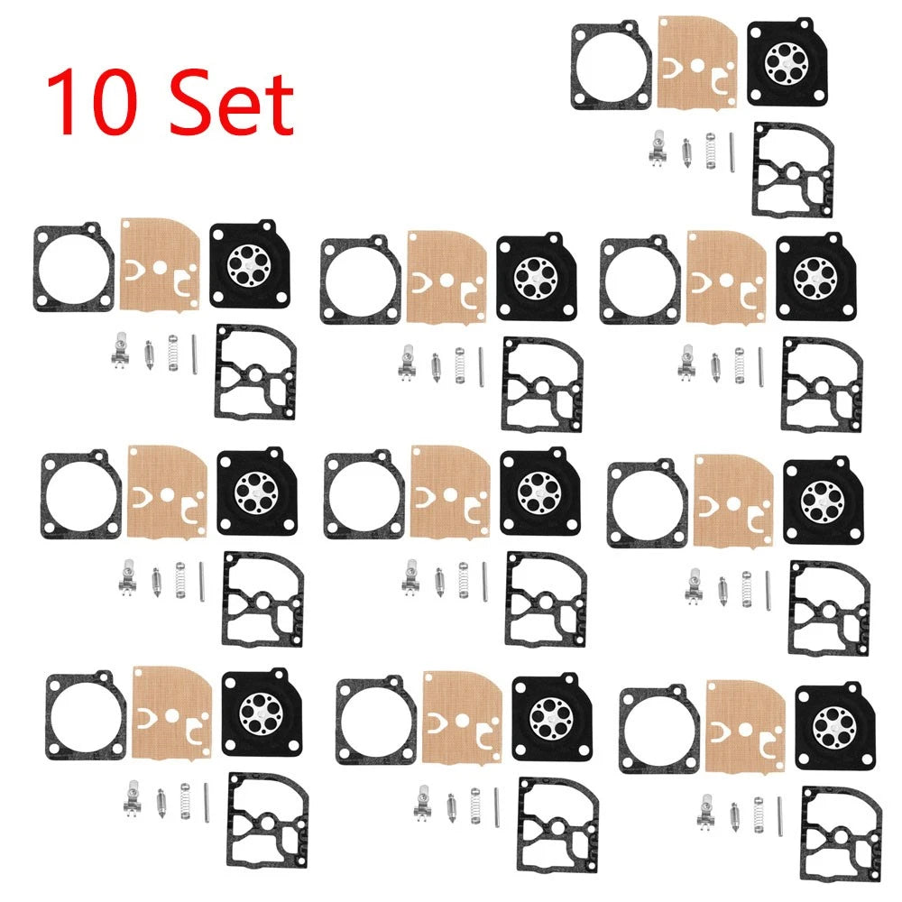 Set of 10 Carburetor Gasket Kit for STIHL MS210 MS230 MS250 (RB-105)