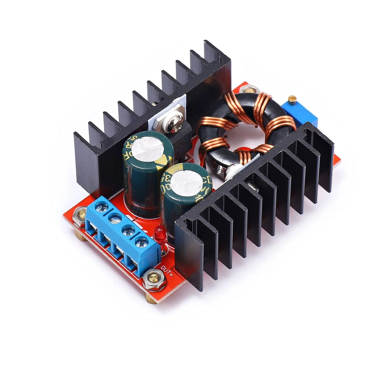 150W DC-DC Boost Converter Power Supply Board 10-32V to 12-35V 10A