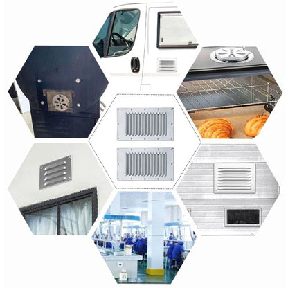 Marine Grade Vent Grille 228x127mm for Boat Wall Duct Covers