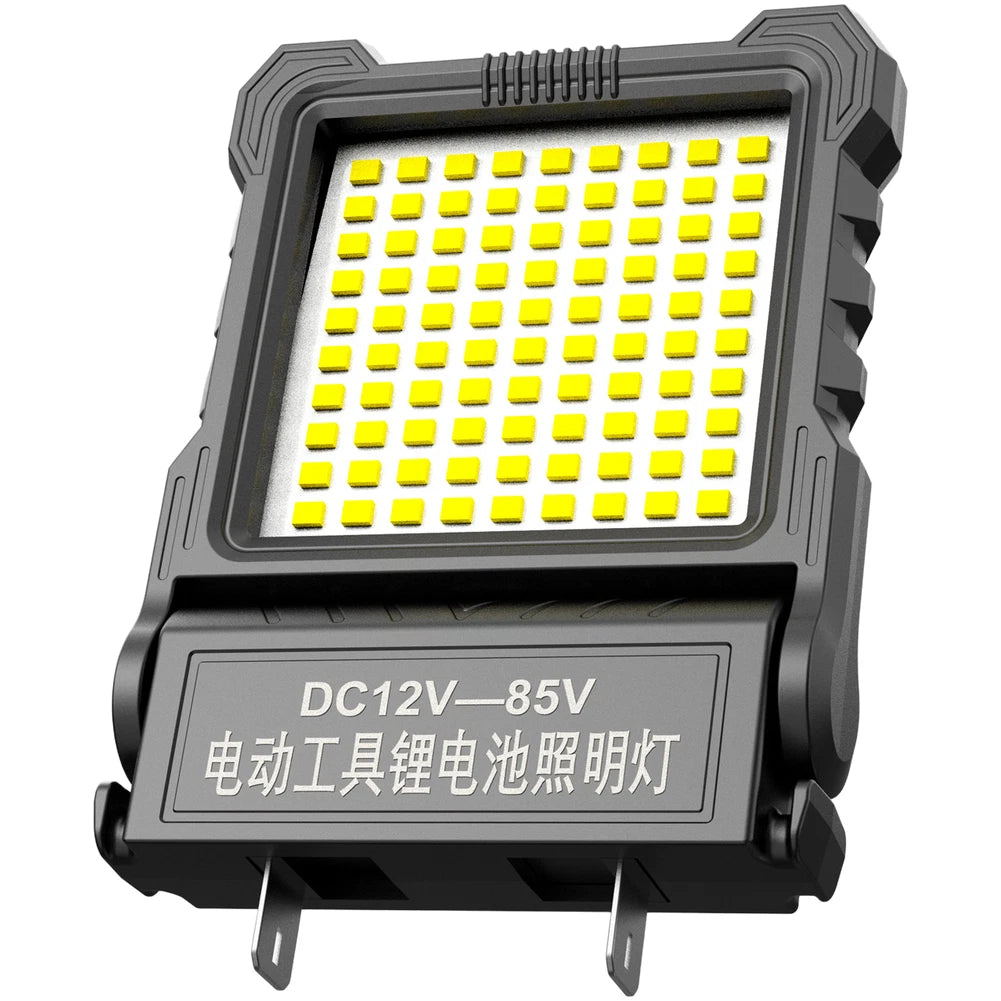 Adjustable Angle LED Work Light for Power Tool Battery Packs (12V-85V)