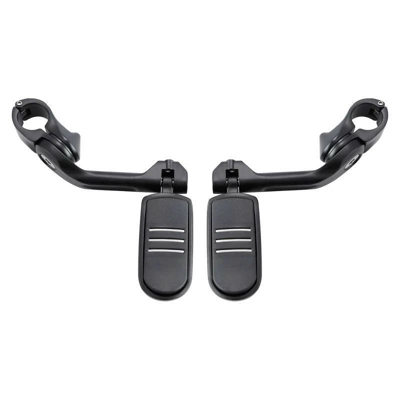 Matte Black Highway Engine Guard Footpegs Mount for
