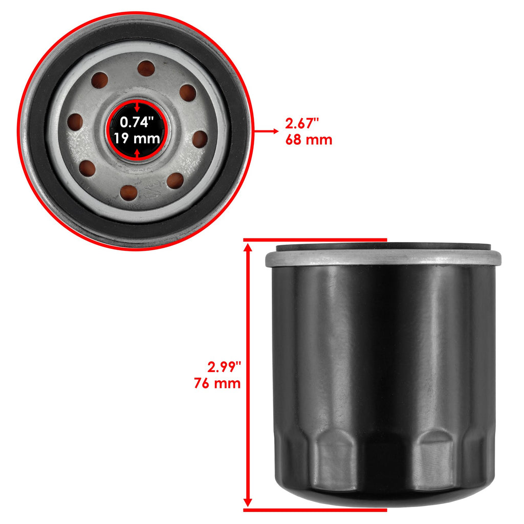 Oil Filter Replacement for Kawasaki Mule KAF620 4X4 (1993–2008)