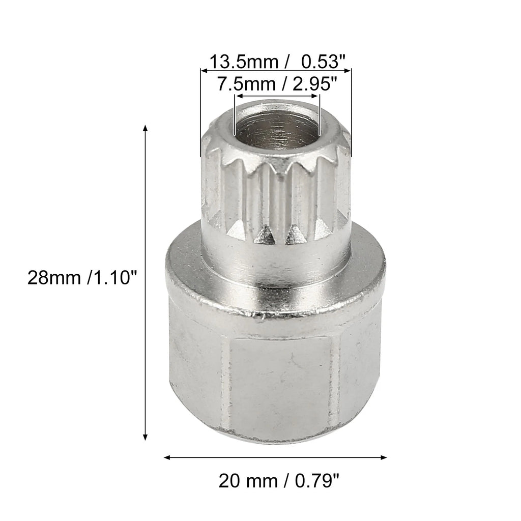 Wheel Lock Lug Nut Removal Key for BMW 1 Series (2011–2019)
