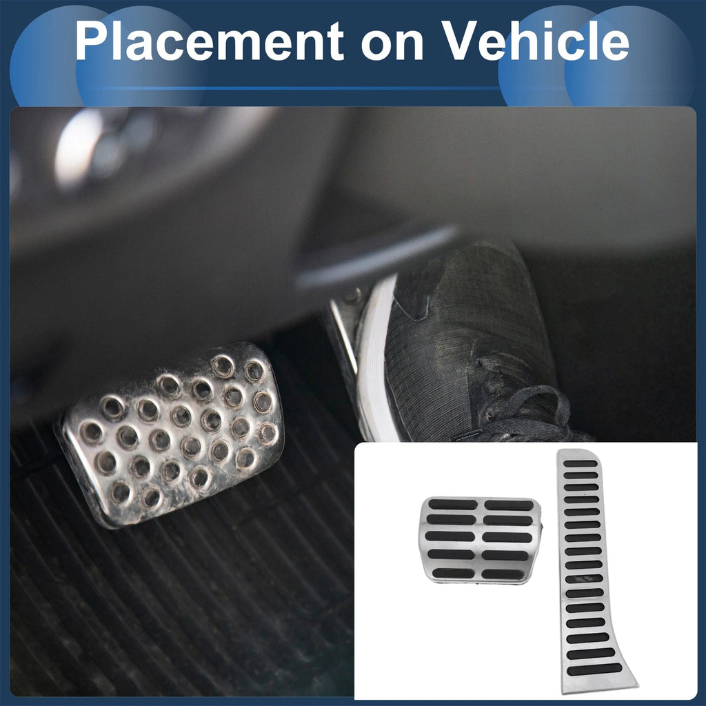 Automatic Footrest Pedals Cover Set for Volkswagen Beetle (2012–2019)