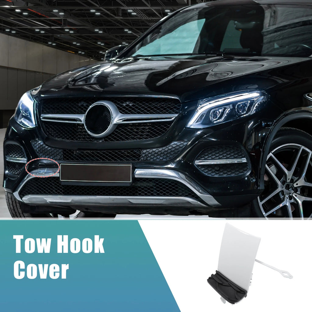 Front Bumper Tow Hook Cap Replacement for Mercedes-Benz GLE 350 (2016–2020)