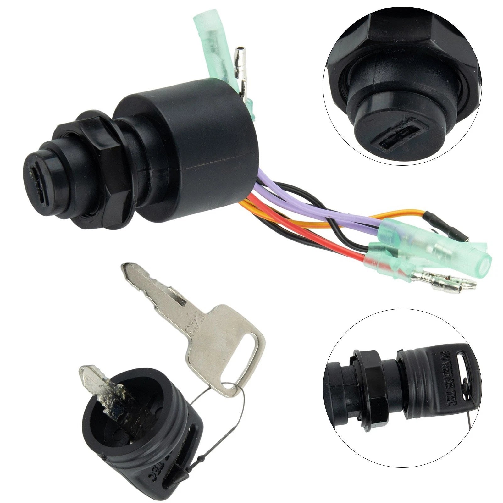 2X Ignition Key Switch for - 3 Position
