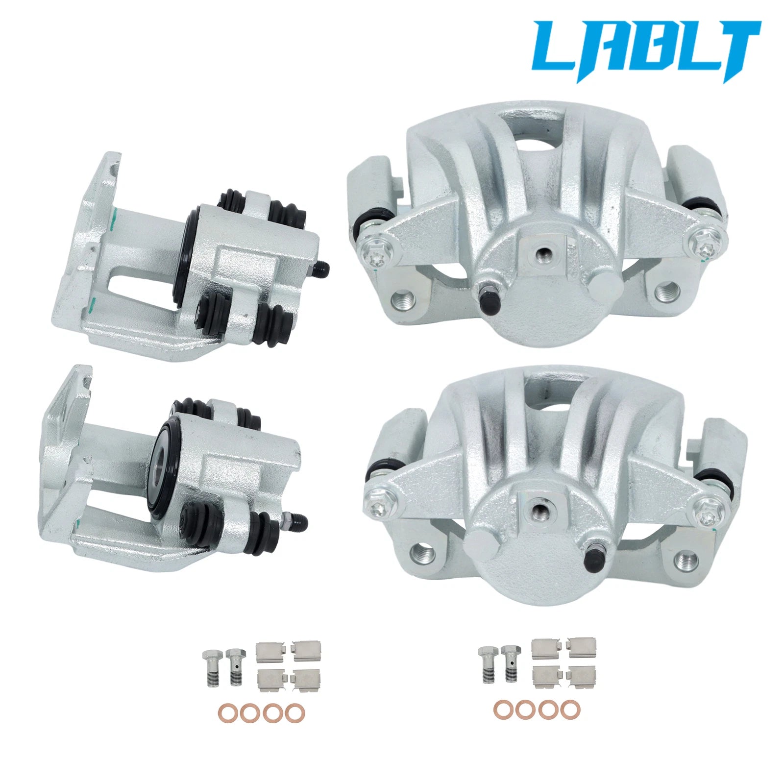 4X Brake Calipers W/ Bracket for Jeep Liberty (2003–2007) LABLT