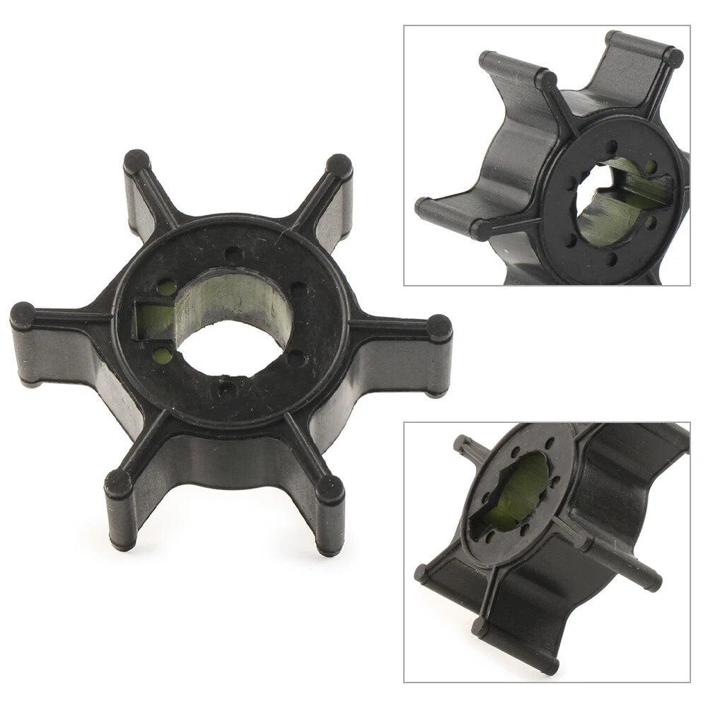 Black Rubber Water Pump Impeller for Yamaha Mercury (4HP) CEF Mallory