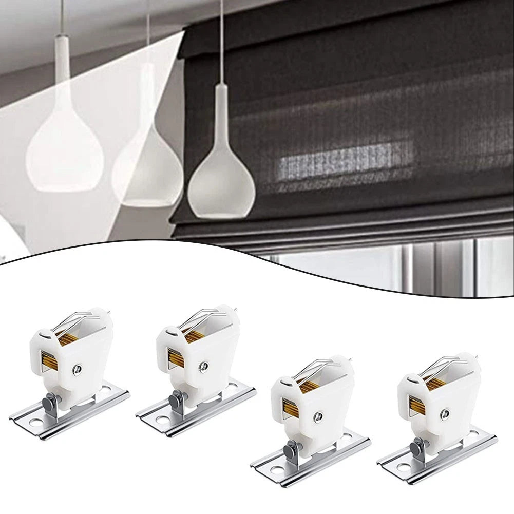 4 Pcs Metal Curtain Locks for Roman Blinds (Easy Height Control)