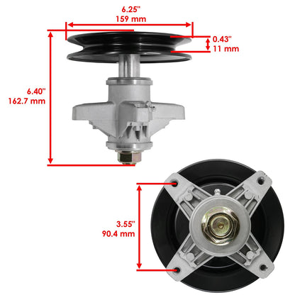 Spindle Assembly w Bolt Heavy Duty for MTD Cub Cadet 918-04124A (2001–2009)