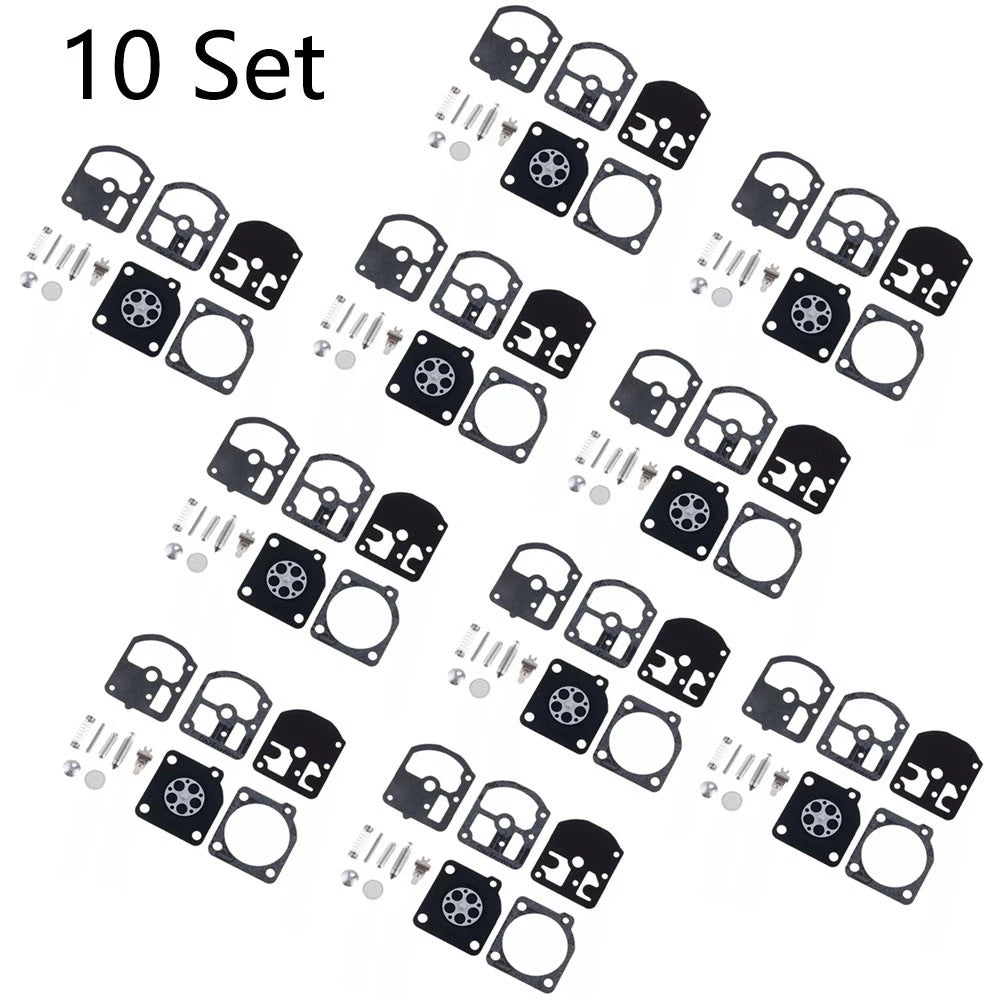 Set of 10 Carburetor Repair Parts for ZAMA RB-5 RB-7 RB-11 RB-14 C1S-S1 S1A S1B S1C