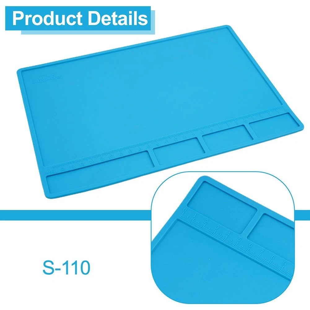 Silicone Heat Resistant Soldering Mat S110 for Electronics Repair (2010–2023)