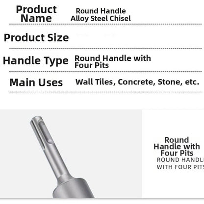 Alloy Steel Chisel Tool Head for SDS Plus Masonry Stone (No Year Range)