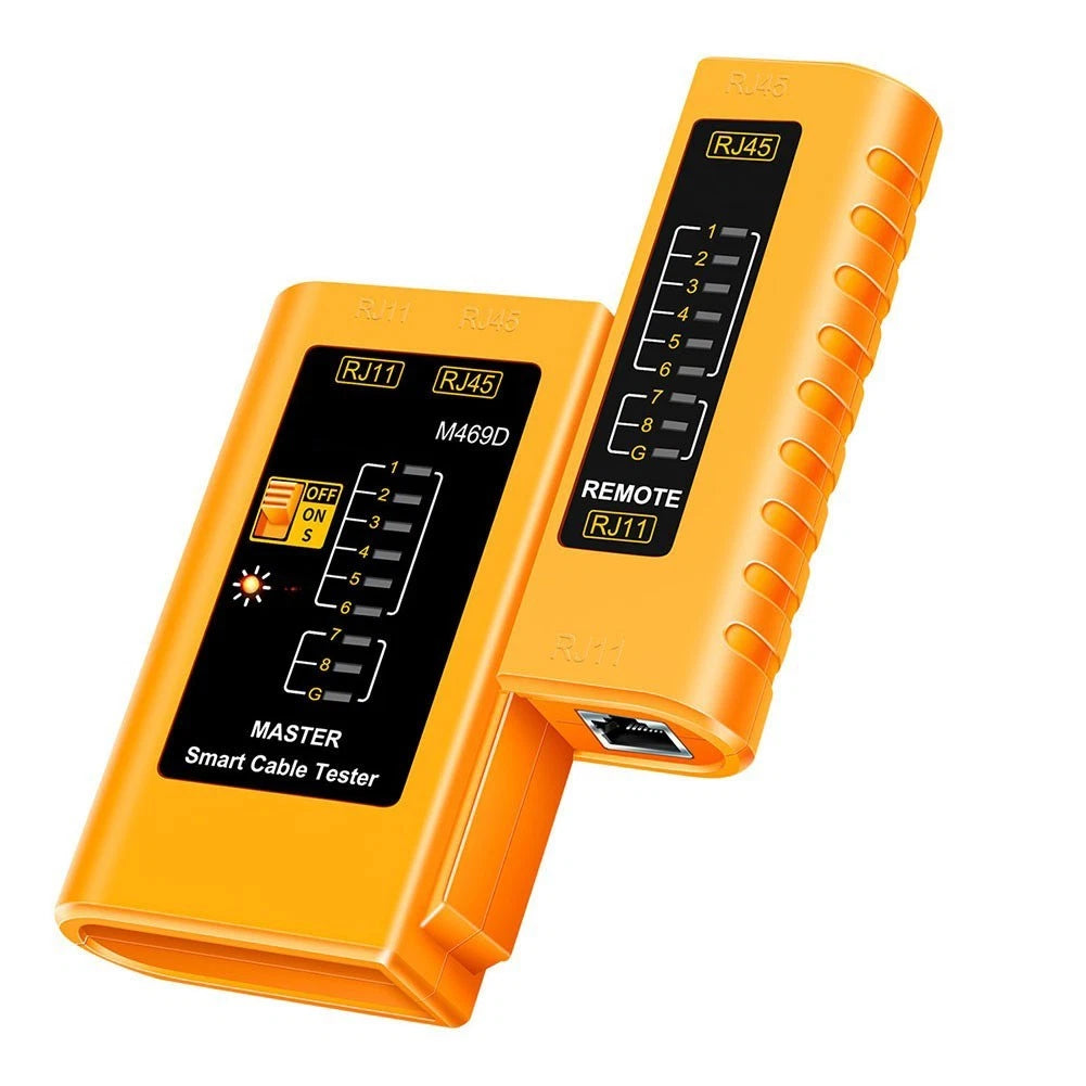 M469D Cable Tester for Network LAN and Telephone Line Diagnosis