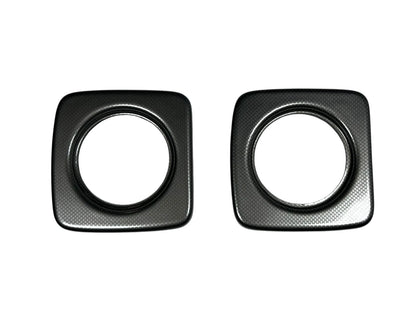 2X Marine Carbon Gauge Trim for 3 3/8in Cutout