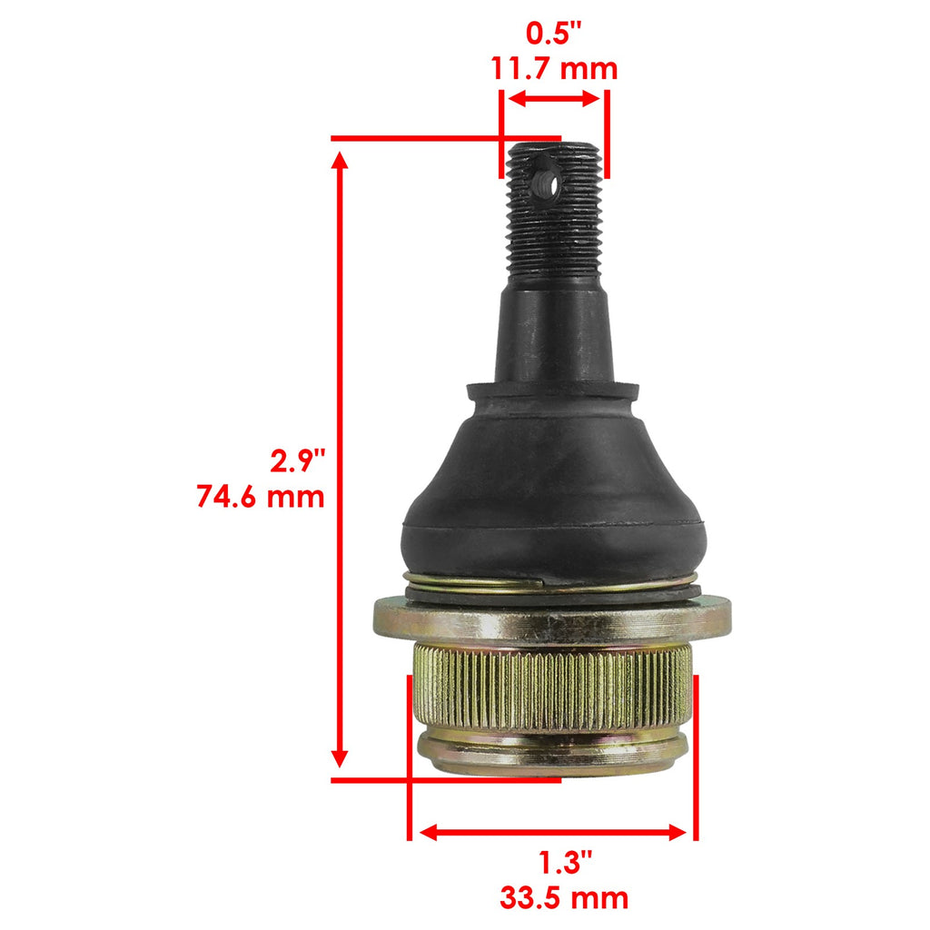 Caltric Two Lower Ball Joints Replacement for Kawasaki Mule (2018–2022)