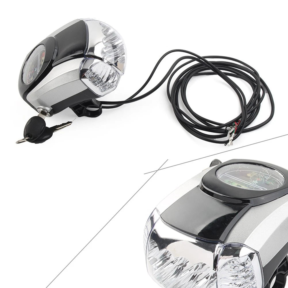 LED Headlight Key Switch Horn for Harley Bike (60V)