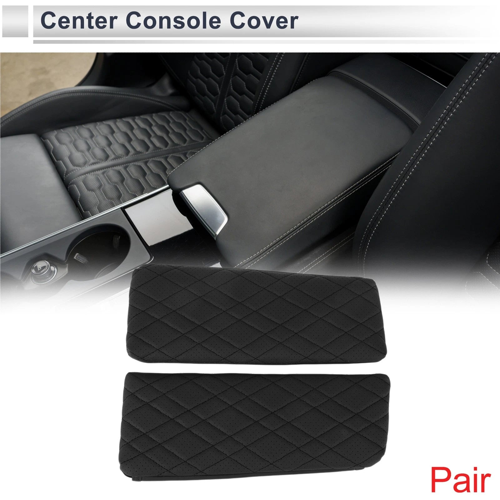 Car Center Console Cover with Storage Bag for BMW 7 Series (2016–2022)